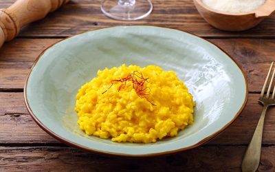 Risotto de pistilos al azafrán