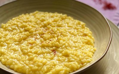 Risotto de pistilos al azafrán